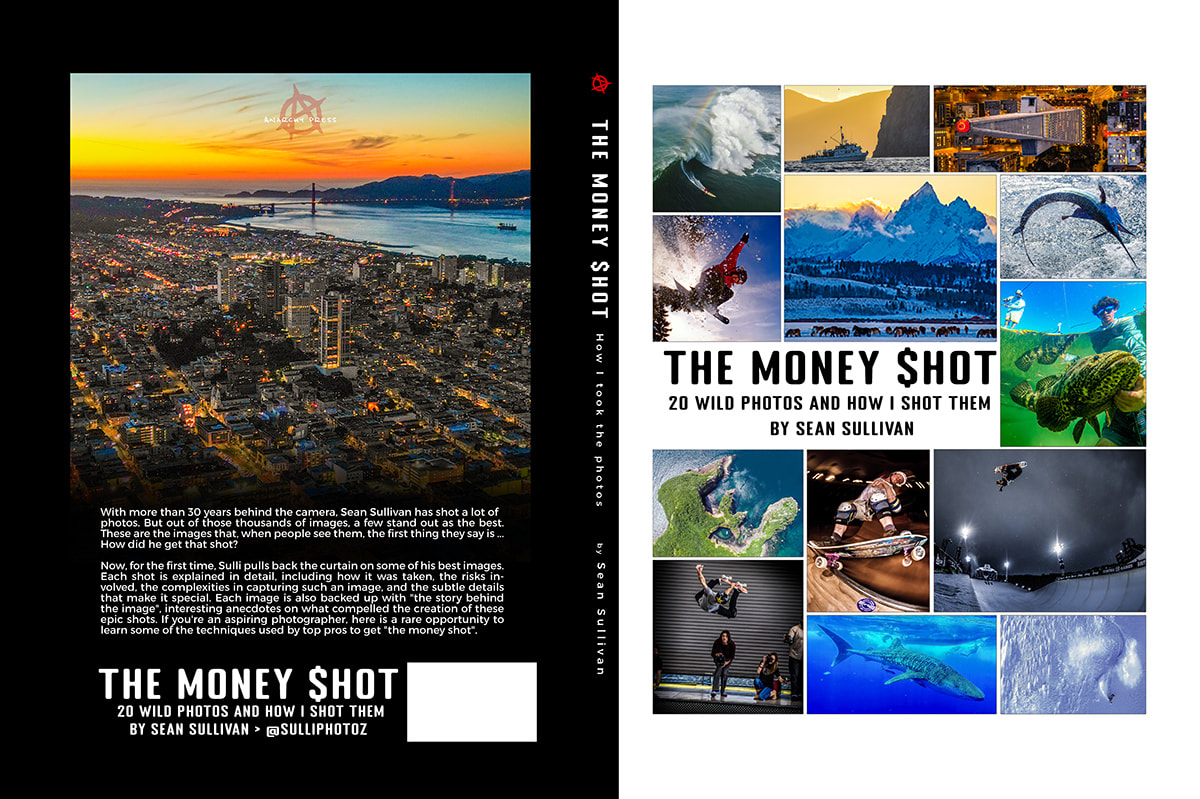 Full front and back cover of The Money Shot by Sean Sullivan
